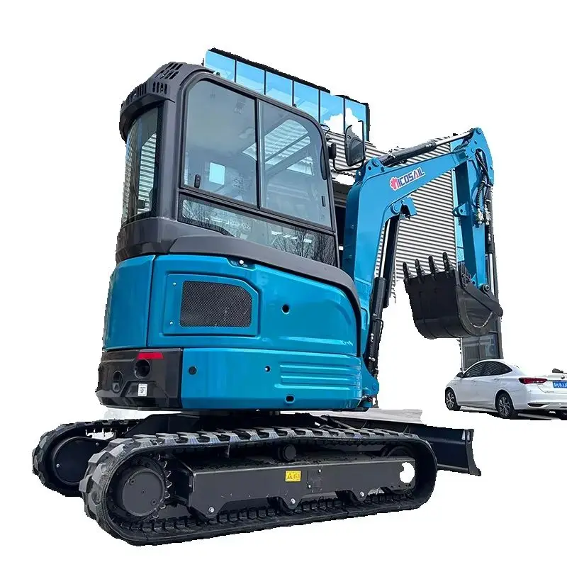 NICOSAIL OKW35E 3.5Ton Mini Digger Zero Tail Swing Micro Excavator For Farm Garden Construction