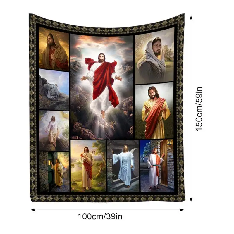 Christmas Jesus Throw Blanket Bed Throw Blanket Christmas Blanket Super Soft Home Decor Throw Blanket Virgin Mary Christmas