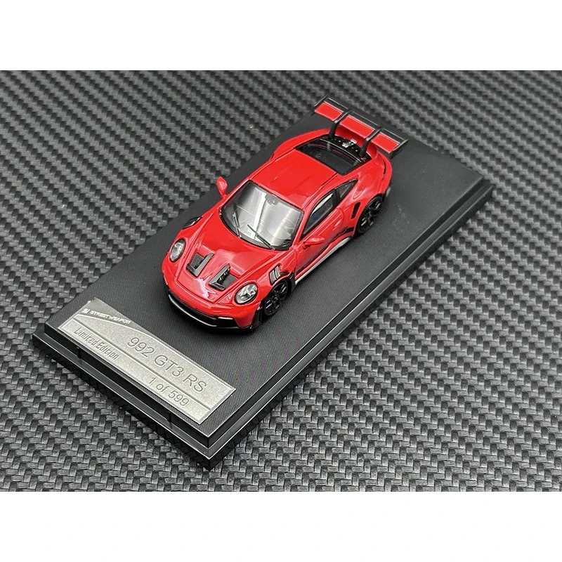 In Stock 1:64 SW 992 GT3RS Diecast Car Model Collection Miniature Toys Street Weapon