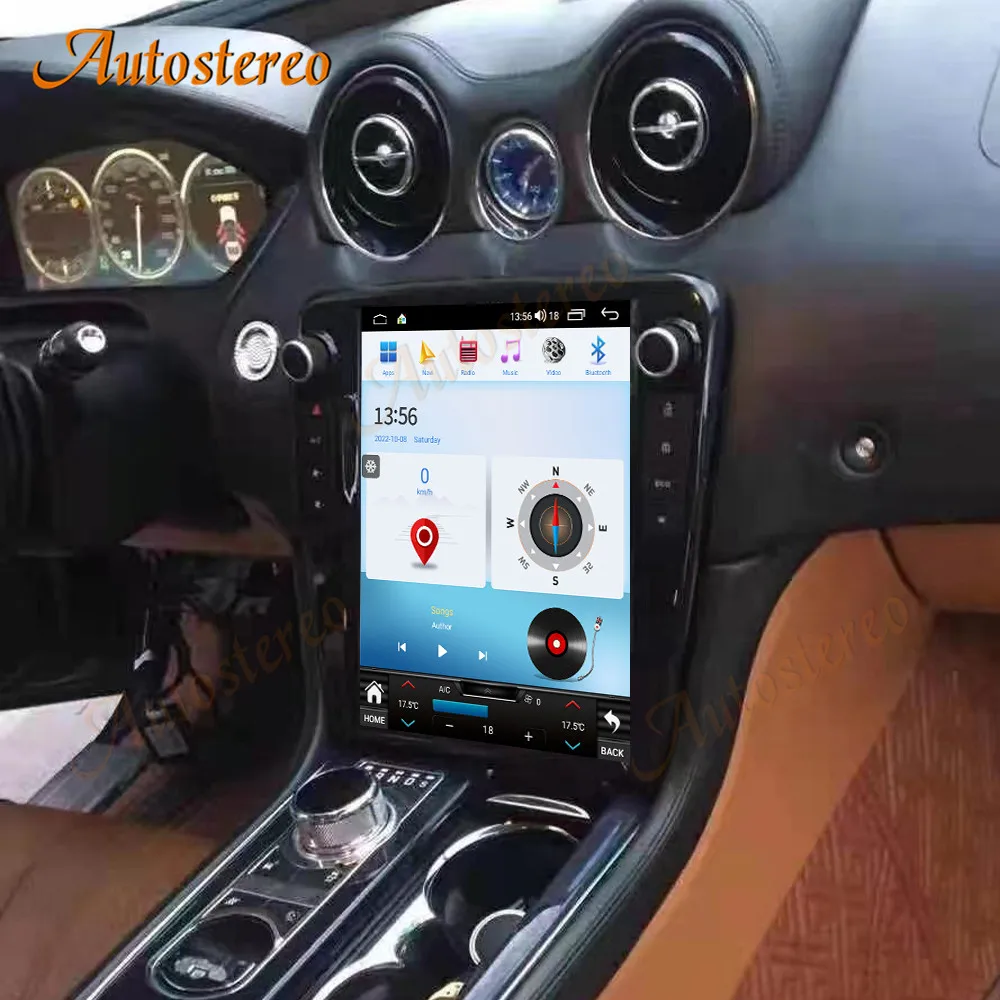 

8 + 256 ГБ Android 12,0 для Jaguar XJ XJL 2009-2019 автомобильное радио Тесла Carplay GPS-навигация автомобильное стерео головное устройство мультимедийный плеер