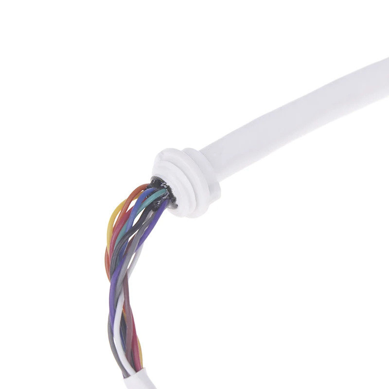 1Pc 이더넷 Lan 케이블 POE RJ45 네트워크 케이블 10 핀 10 코어 12 핀 10 코어 테일 라인 카메라 용 방수 캡