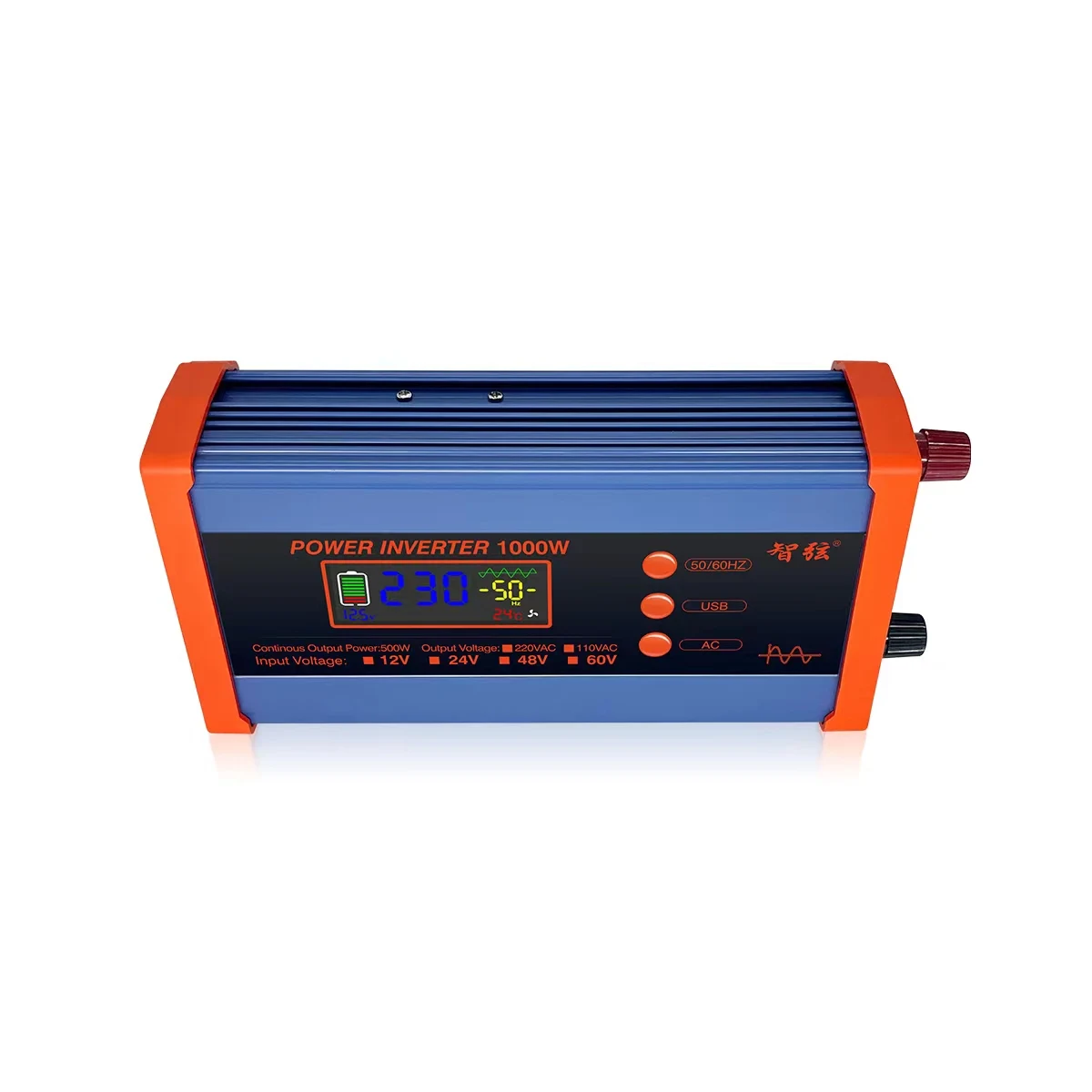Imagem -04 - Inversor Solar Híbrido de Onda Senoidal Pura dc 12v Conversor de Energia Contínua 1000w Inversor de Interface Usb 600w