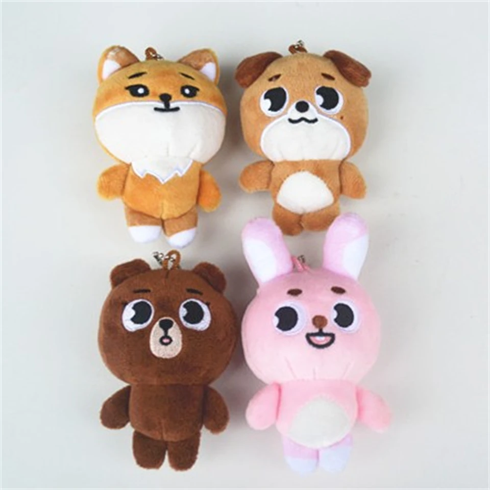 KPOP Day6 漫画ぬいぐるみキーリングペンダントかわいい動物フィル人形