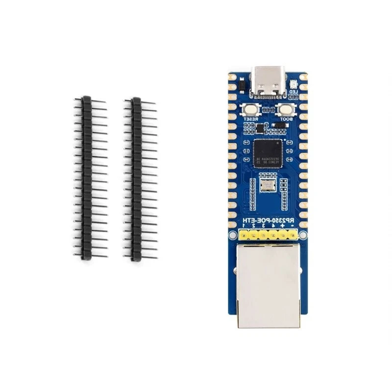 T23C For Raspberry Pi Pico RP2350A Development Board W6300 Chip Dual-Core Dual-Architecture POE-ETH Poe Module Support