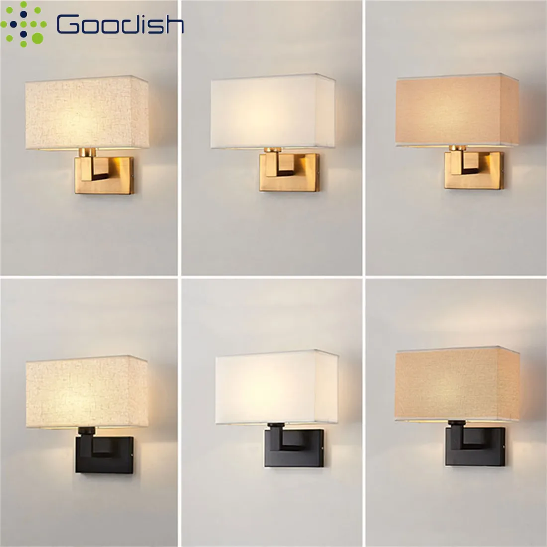 

Modern Luxury Black or Bronze Sconces with Rectangle LED wall Lamps Art Creative Lights for Bedroom Home Decoration Chandeliers