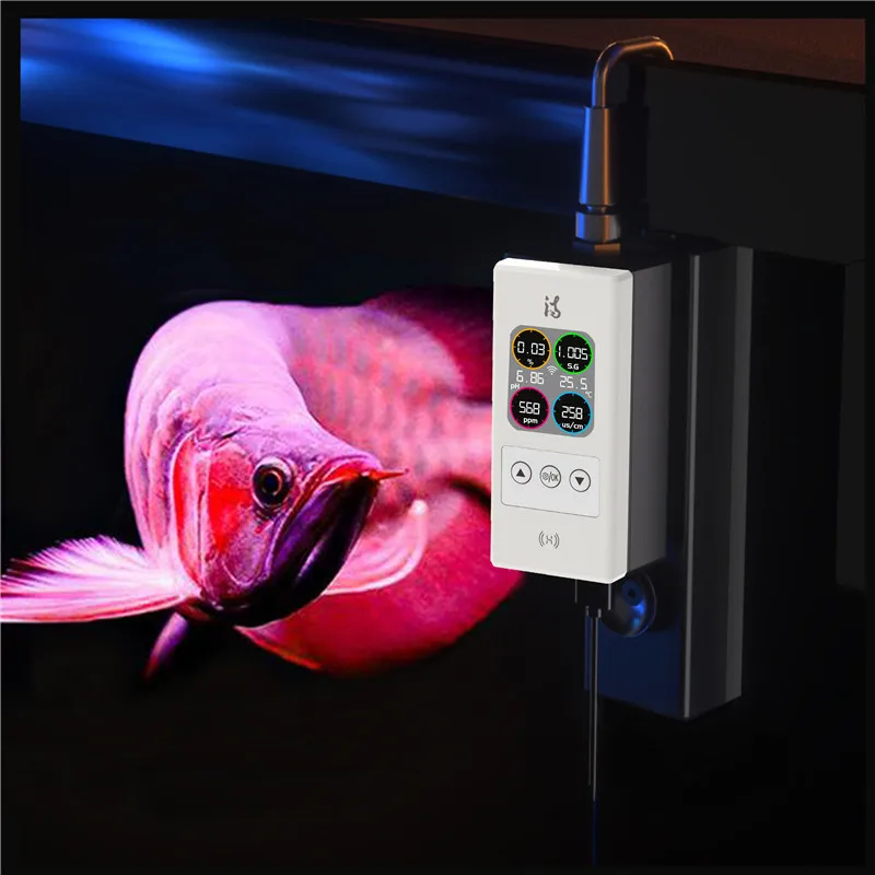 NEW Poemink iBowl Six in One WIFI Aquarium Water Quality Tester Salinity PH TDS EC Temp Specific Gravity Portable