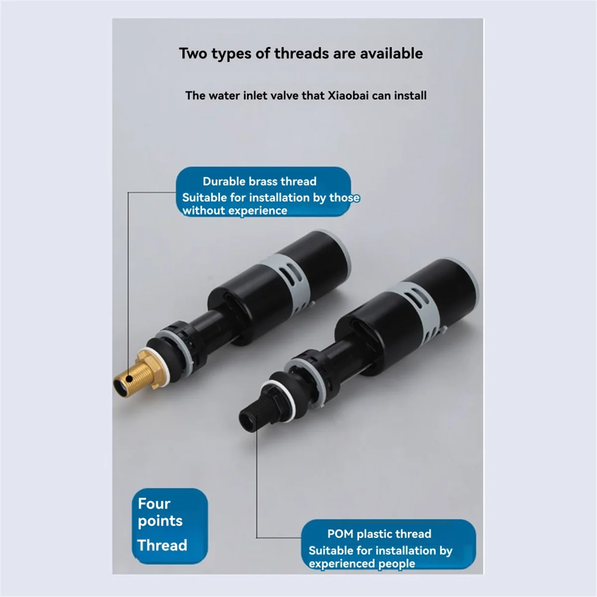 A002 High Performance Universal Toilet Fill Valve Replacement Kit - Quiet and Fast Fill, Easy to Install Plastic