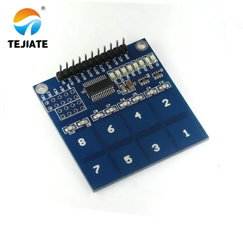 1PCS TEJIATE TTP223 Chip TTP224 TTP226 TTP229 Key Touch Sensor Module Capacitance Type DIY Kit Factory Industry Supply