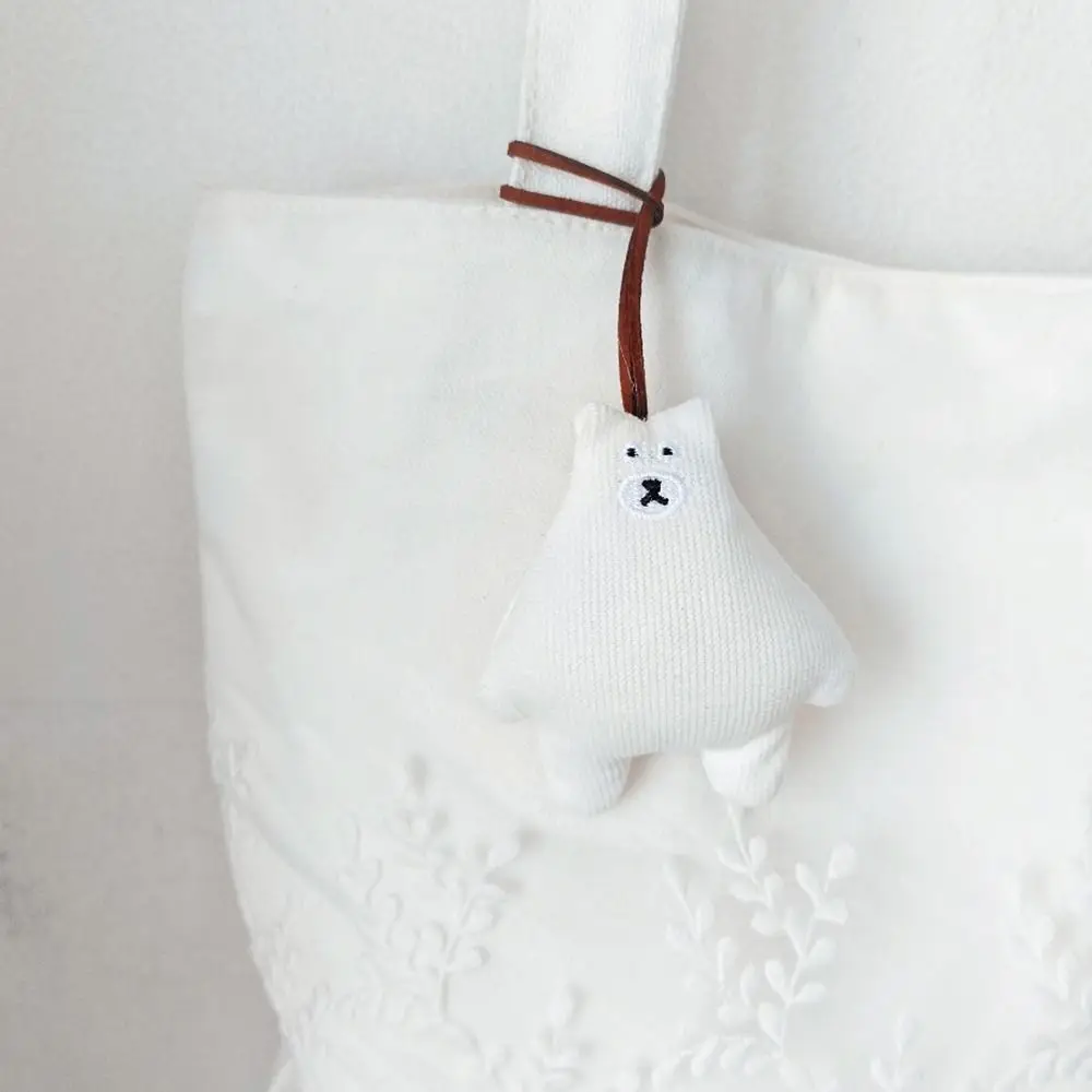 ポータブルクッキーベアバッグペンダント布バッグチャームキューバックパック装飾韓国スタイルぬいぐるみストラップ女の子