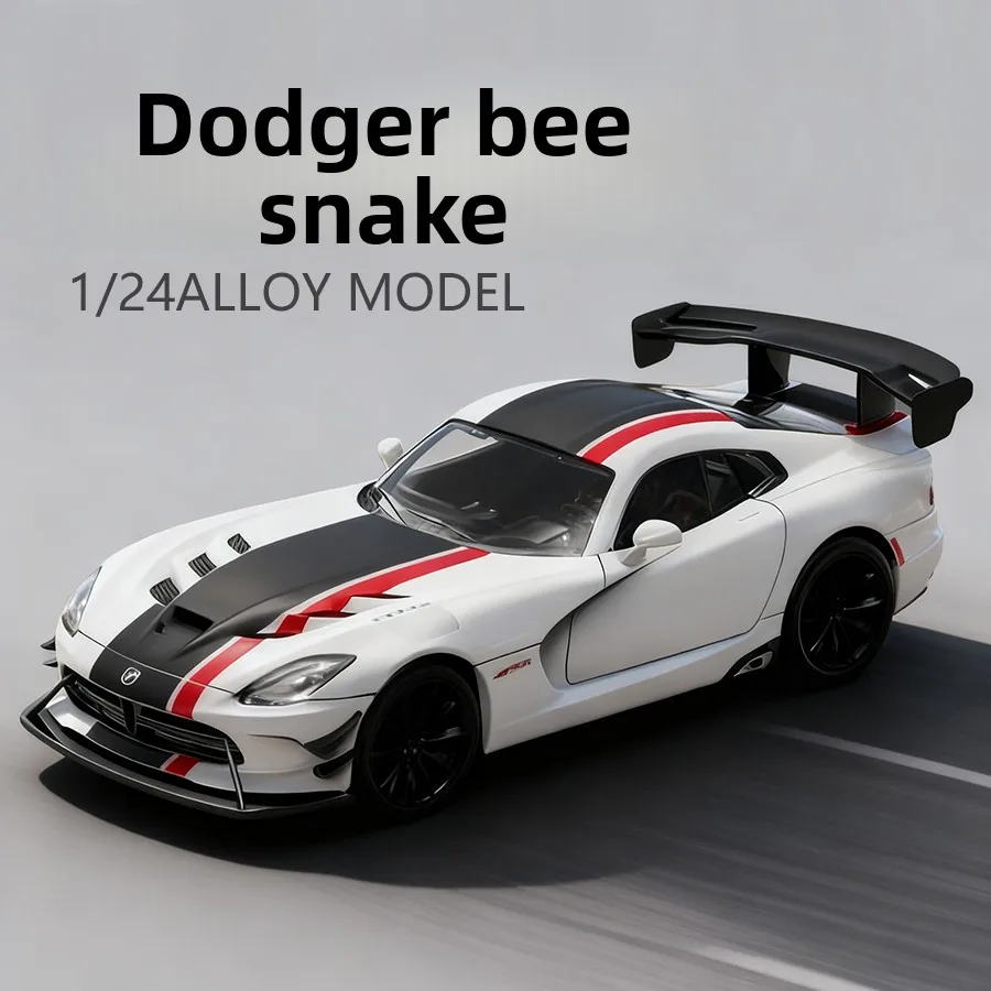 

1:24 DODGE Viper ACR 2016 Super Sports Coupe Fast Alloy Simulation Car Model Diecasts & Toy Vehicles And Furious Cars Decoration