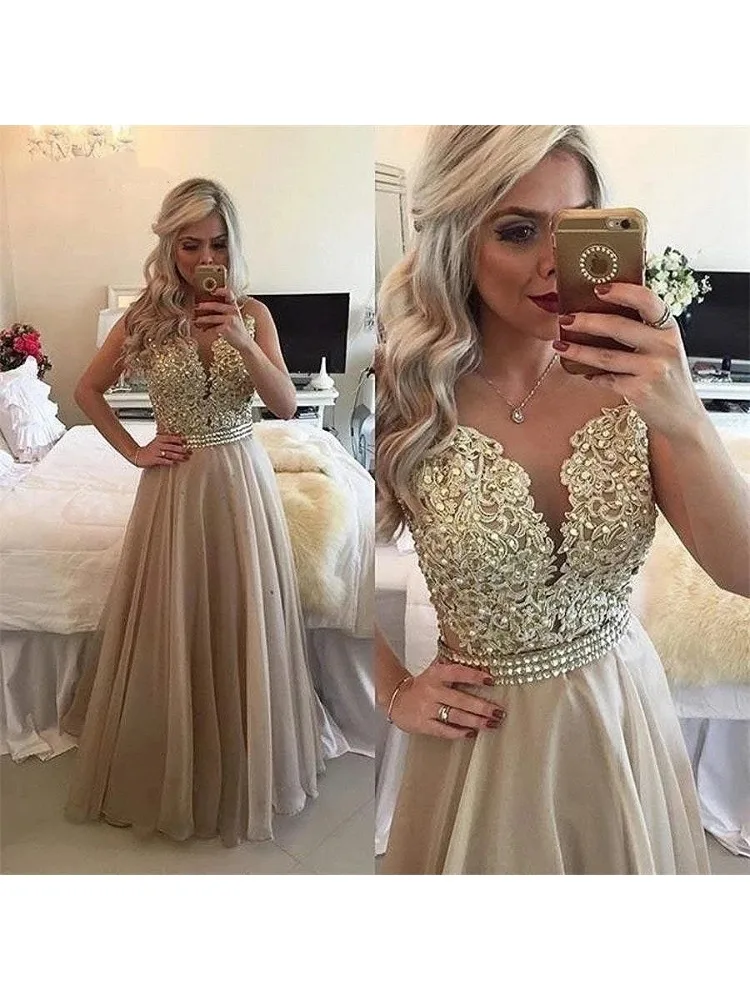 Bandjes Moeder van de Bruid Jurken Voor Bruiloft Avondjurken Sexy Illusion Terug Formele Celebrity Vestido Madrinha - afbeelding 2