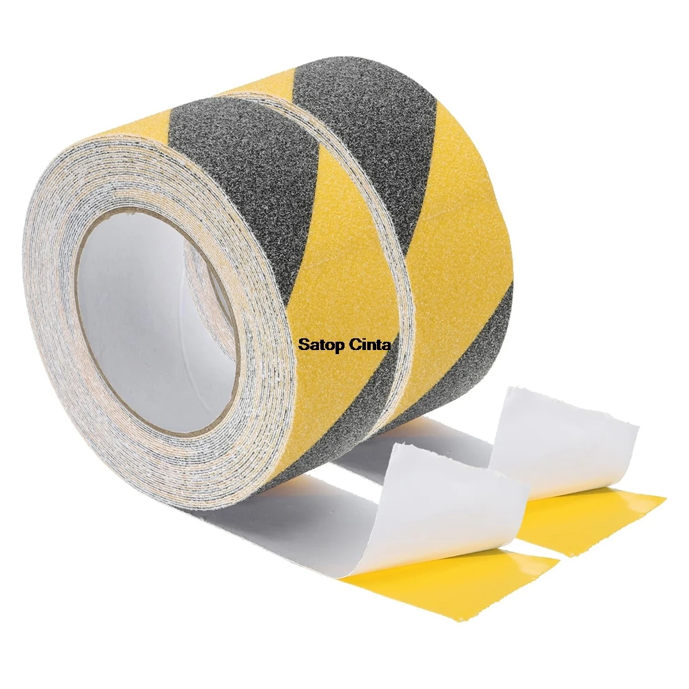 5cm*10m Anti Slip Safety Grip Tapes Non-Skid Tread Waterproof Self-Adhesive Stickers For Stair Step Floor Caution Dangerous Zone