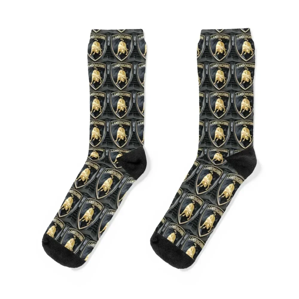 

Lamborgini Socks hiphop gift sheer short Designer Man Socks Women's