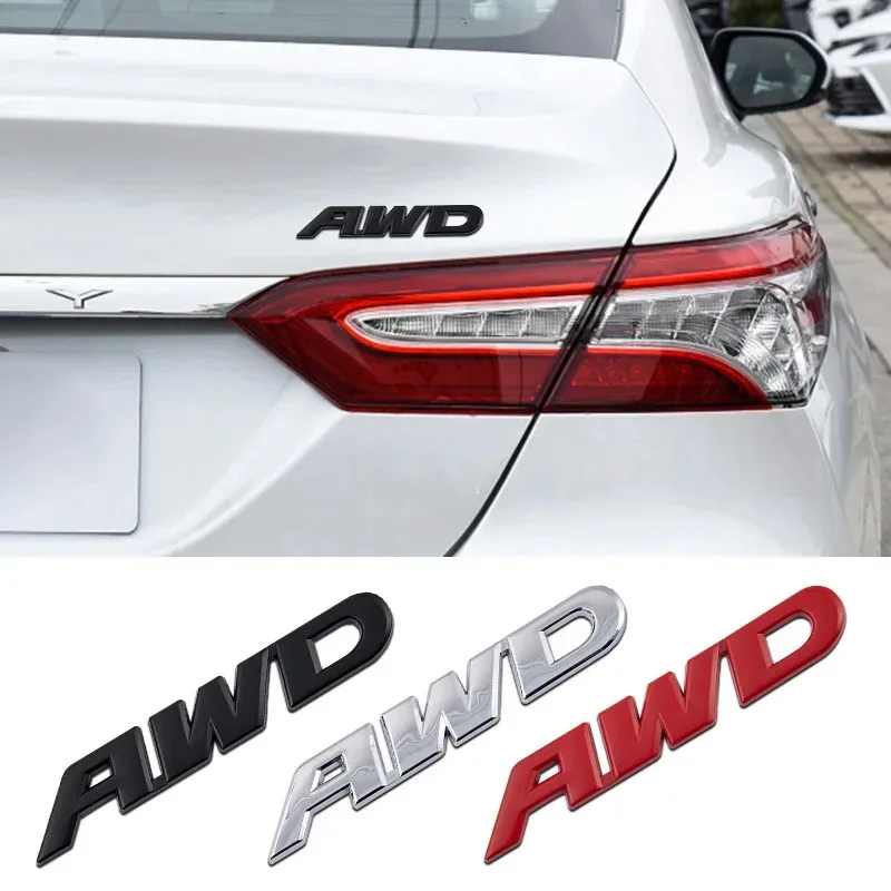 

3D Металлическая эмблема-наклейка AWD 4WD для внедорожников и полноприводных автомобилей: VW, Toyota RAV4, Honda Civic, CRV, Ford, Buick, Opel, GMC, Mazda