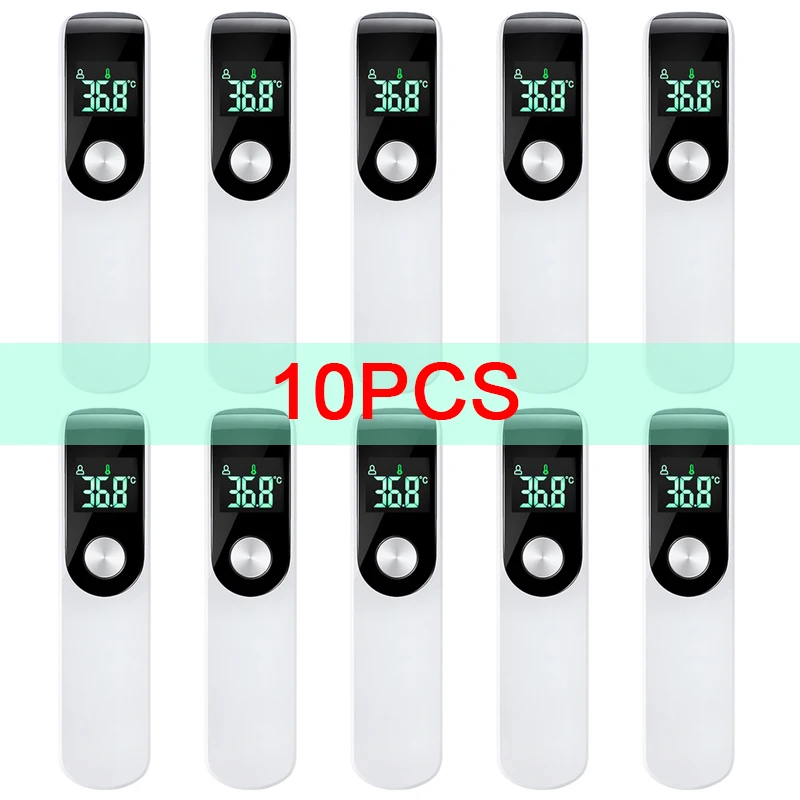 10PCS Infrared Fever Thermometer Medical Household Digital LCD Infant Adult Non-contact Laser Body Temperature Ear Thermometer