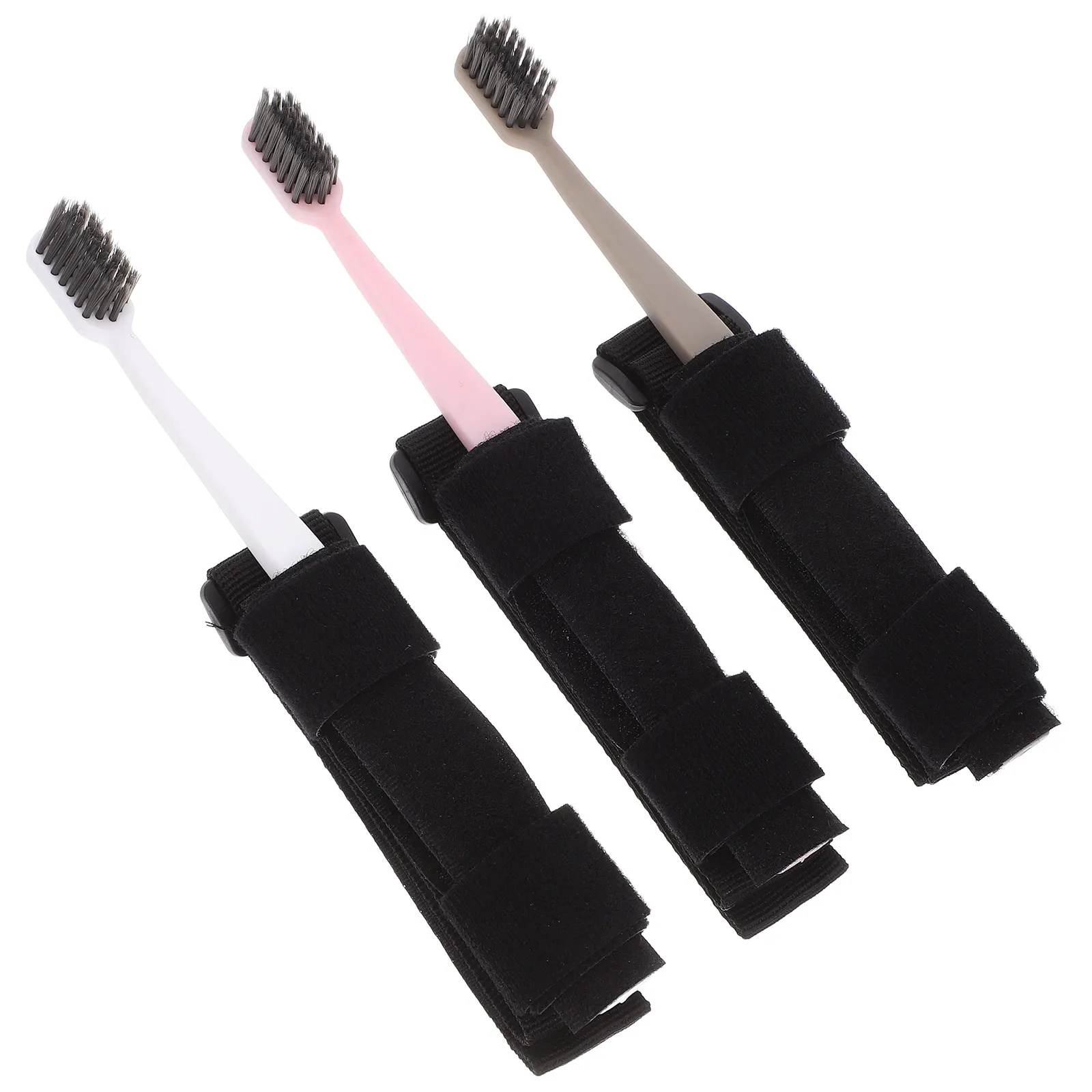 hand-strap-cuff-toothbrush-for-elderly-soft-bristles-detachable-easy-clean-safe-nylon-adaptive-holder-toothbrush-for-disabled