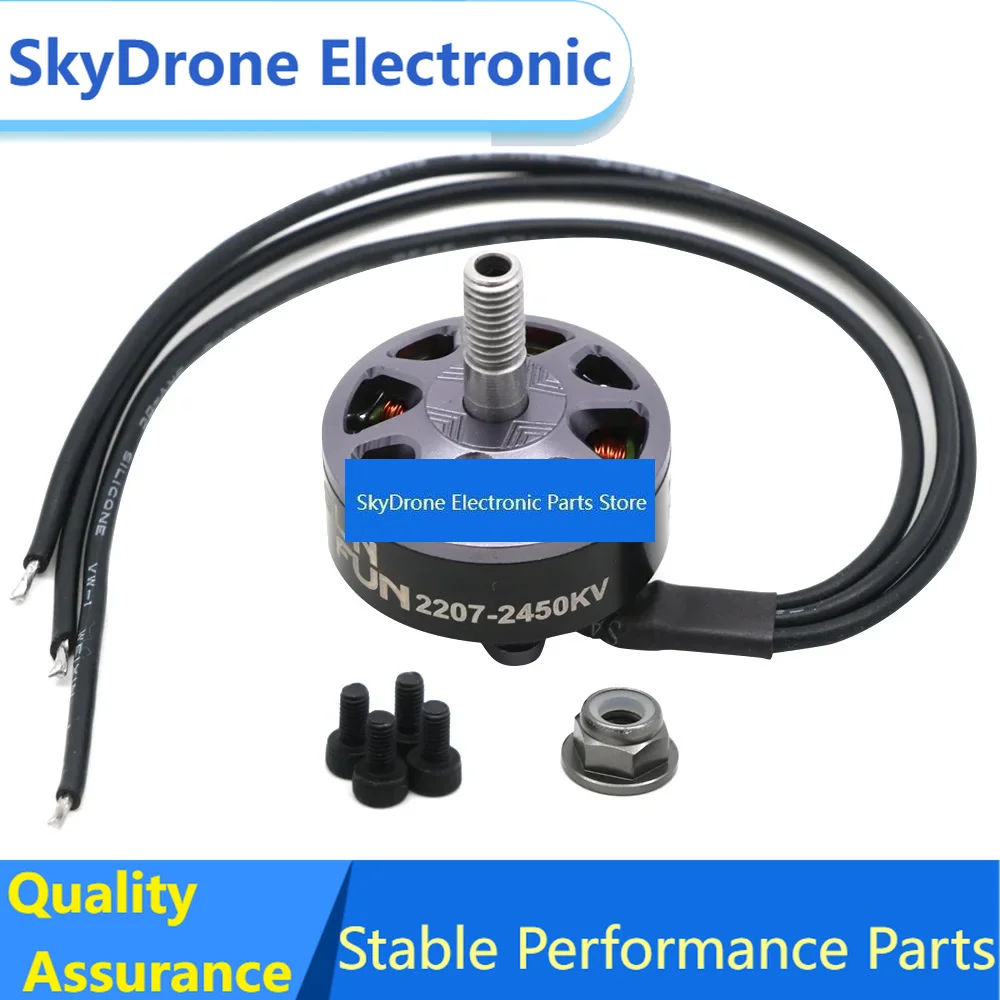 SkyDEl4PCS SUN FUN 2207 1750KV 2450KV 2750KV CW Thread FPV Racing Brushless Motor For RC Quadcopter Spare Parts