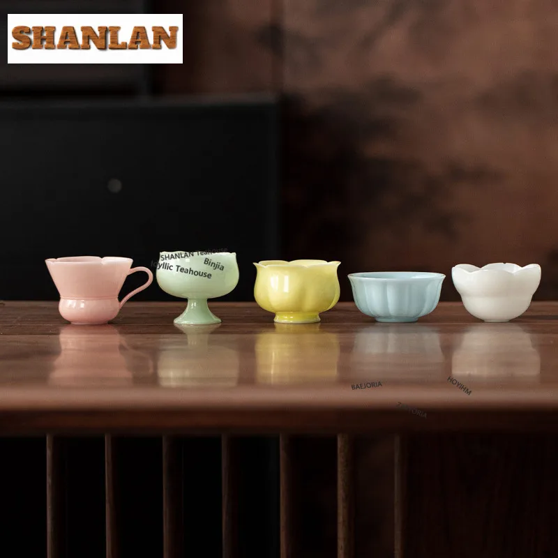 

Unprocessed Jade Teacup Vintage Tea Bowl Water Jug Tea-tasting Meditation Cup Jianzhan Master Cups Tea Services Decoration Gifts