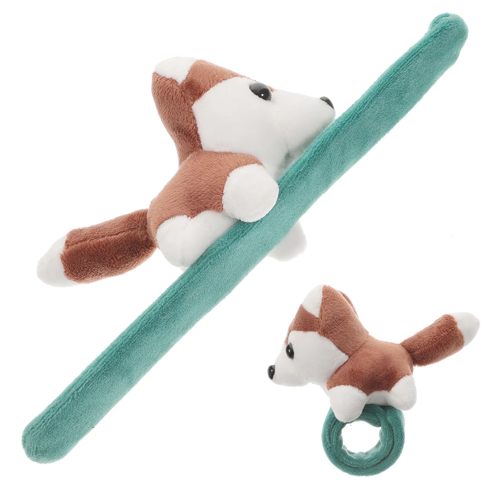 Pop Circle Bracelet Toys Slap Animals para niños, perro de peluche para niños, pulseras a presión, muñequera de fiesta de peluche