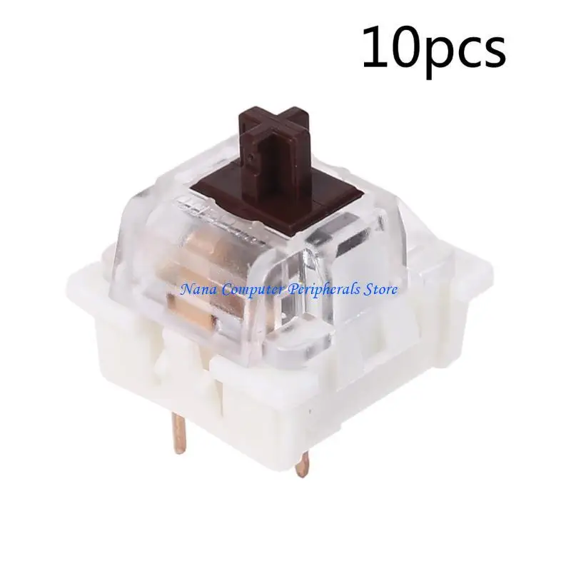 F68C Mechanical Keyboard Switch DIY 3Pin RGB Gaming Switches Linear Dustproof