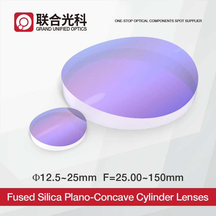 

UV Fused Silica Round Circular Plano Convex Cylinder Lenses