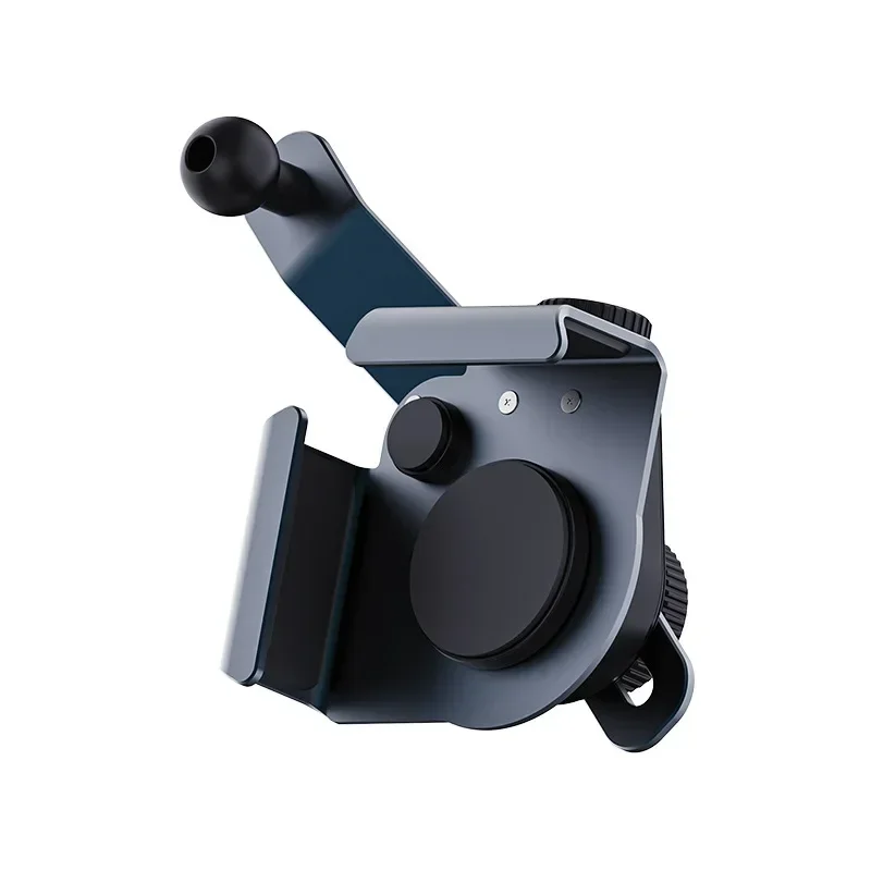 Aluminum Alloy Car Phone Holder Bracket Adjustable Multi-Angle Clasp Style Accessory for Arc Screen Mobile Phone Universal Mount image 5