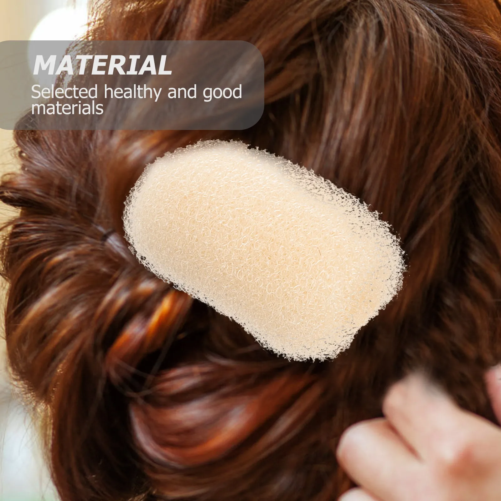 

6 Pcs Heightening Hairpin Padding Clip Bump Maker Tools for Styling Steel Clamp Bun Women Travel