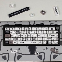 MOA height A cat A Wang cute cartoon keycaps Suitable for HI75 61 84 96 98 99 104 F87 and other wireless keyboards
