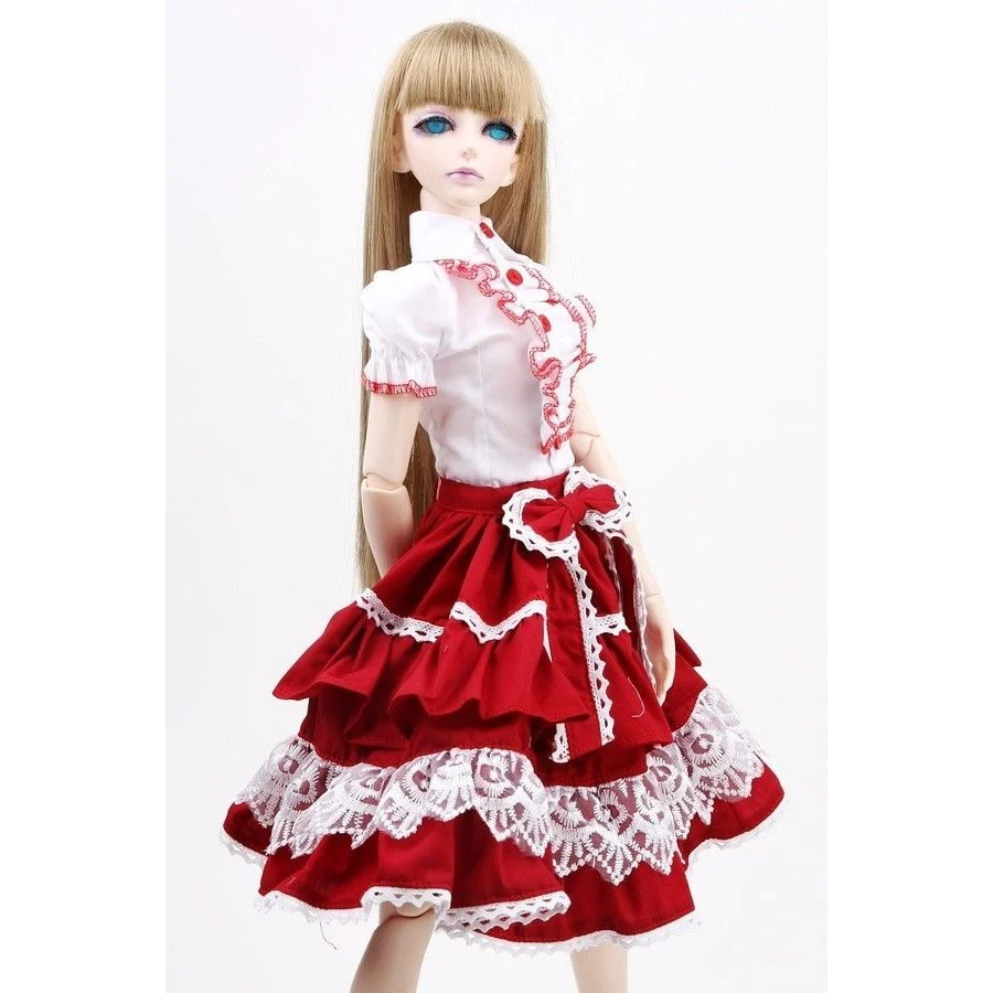 

[wamami] 299# Red Black Dress/Clothes/Suit For 1/3 SD DZ BJD Dollfie