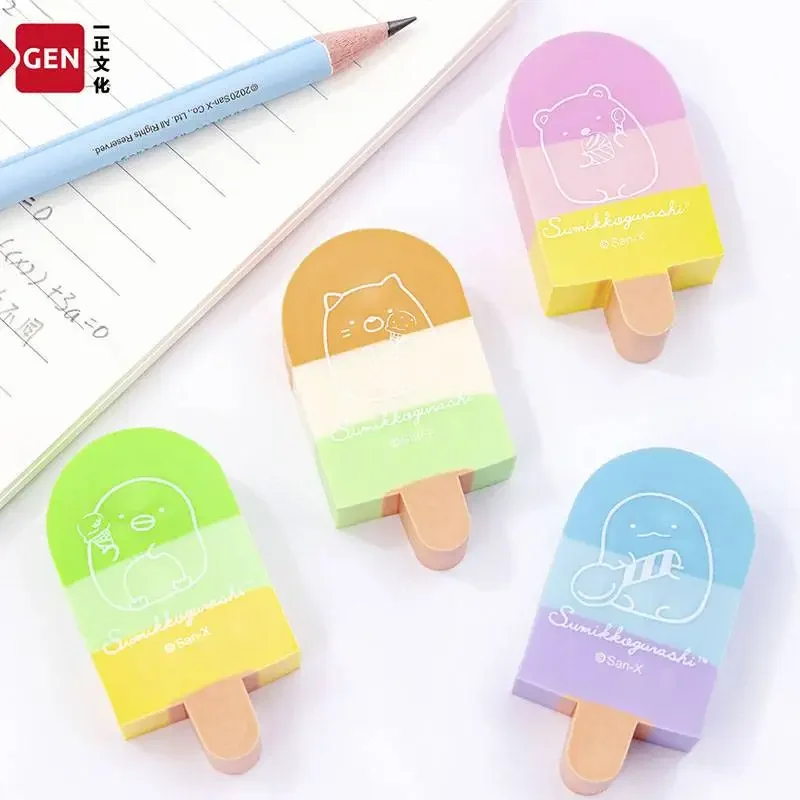 Ice Cream Eraser Cute Animal Colored Pencil Rubber Erasers Animal Pencil Erasers Stationery Kids Gift