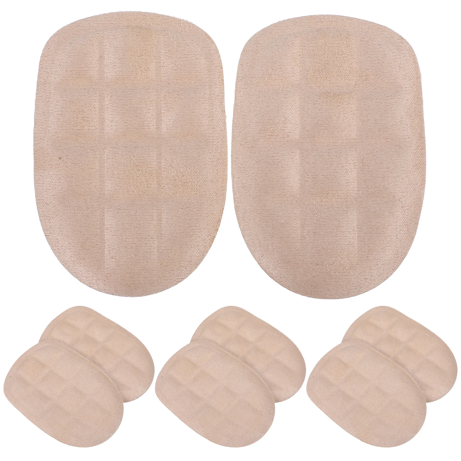 

4Pairs Impact Resistant Heel Pads Soft Cushions for High Heels Loafers Boots Flats Heel Grips for