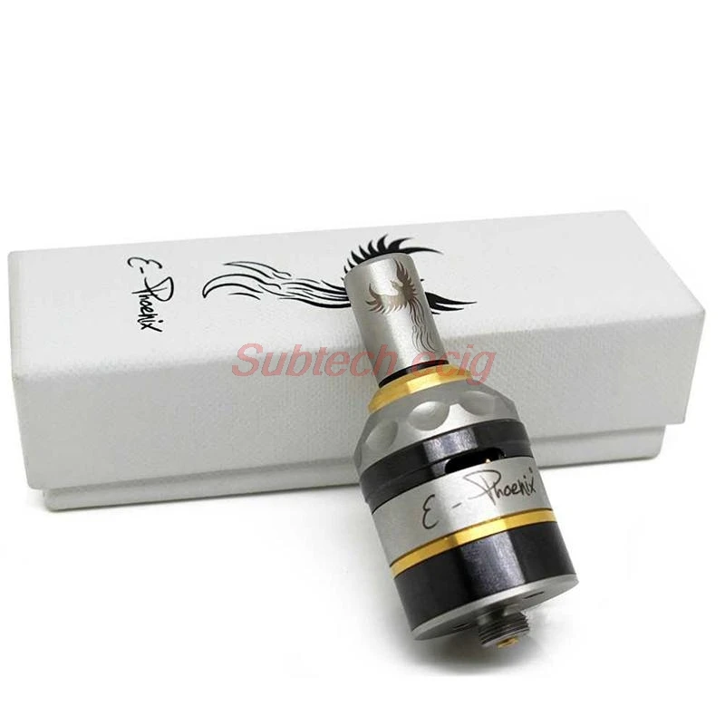 

Phoenix Fire Bird RDA Vape Tank The Firebird R Large 22MM 316 Stainless Steel Atomizer with Adjustable Connector E Cigarettes