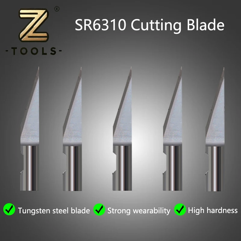 

SR6310 Oscillating Blade ECOCAM 6mm Shank ESKO Kongsberg Solid Carbide Tangential Knife