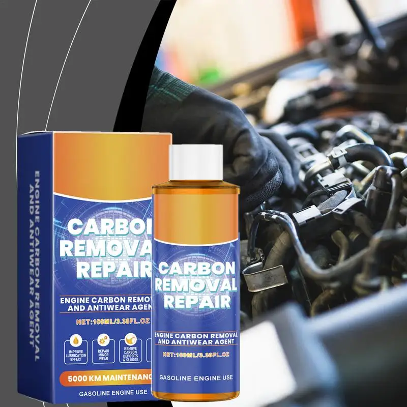 Engine Anti-Wear Protectant Car Anti-Shaking Oil 100ml Carbon Removal And Repair Oil For Car Boosts Engine Performance For Noise