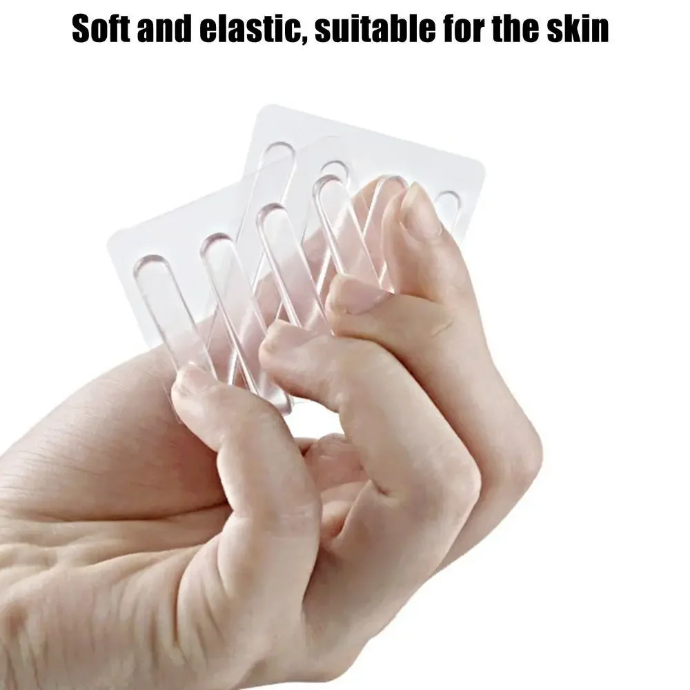 4pcs New Silicone Heels Cushion Strap Anti Chafing Soft Heel Pad Comfortable Invisible Shoe Insoles High Heels