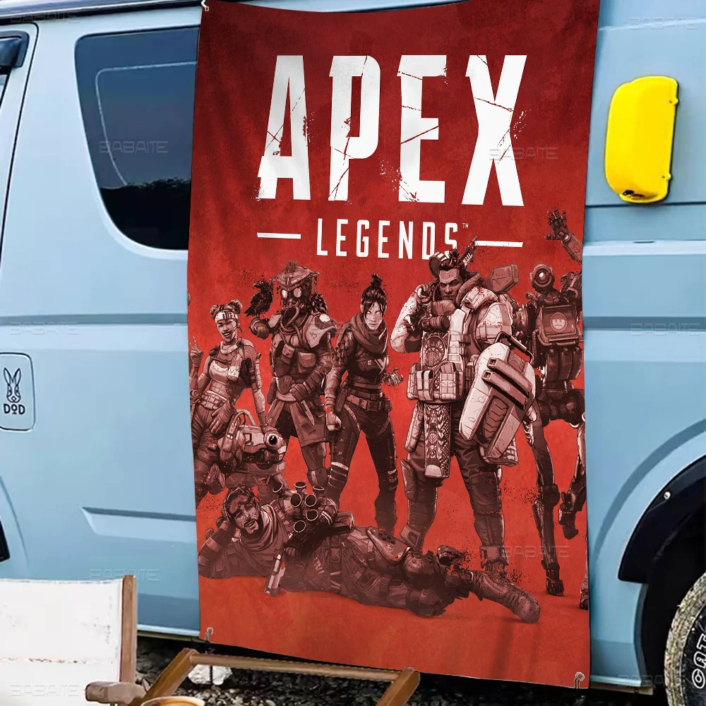 A-apex Legends Game Retro Flags Multiple Choice Living Studio Booth Interior Decoration Banner