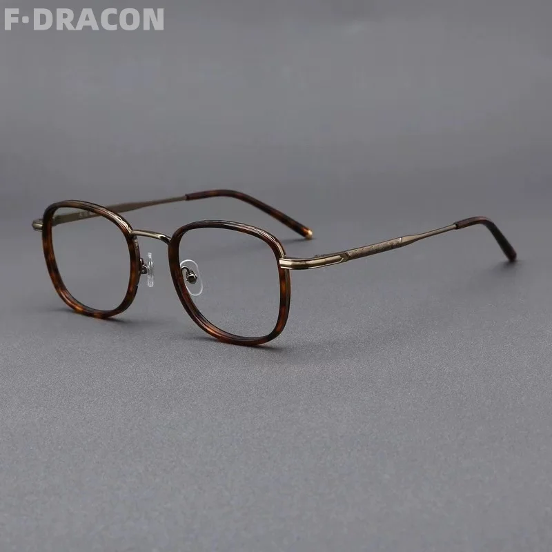 

Retro Metal Glasses Frame New Oval Carved Men's Glasses Frame Anti-blue Light Optical Prescription Glasses Frame Women 1014