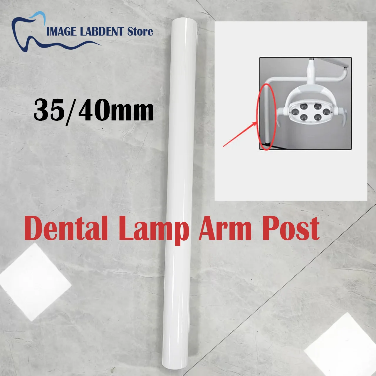 Dental Lamp mounting Arm 550 Long Oral Light Arm Post All Aluminuml For Dental Chair Unit Accessories