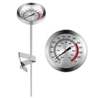 Instant Read Thermometer Kitchen Cooking Oven Kitchen Supplies Baking Food Gauge Long Probe Practical Home Use