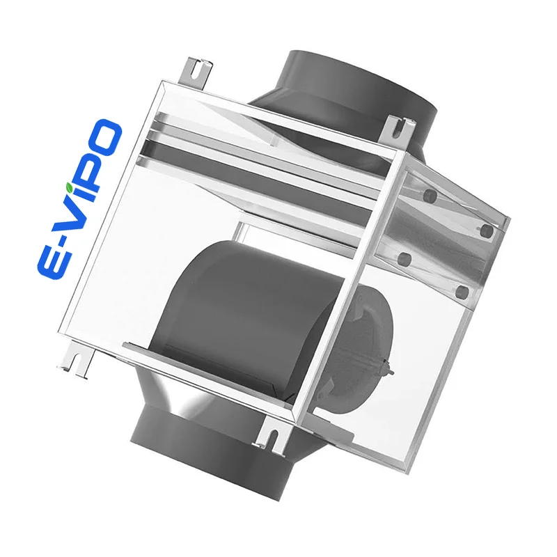 Ventilazione VMC Controllo meccanico WiFi Ventilazione dell'aria fresca con filtro Estratto di alimentazione Aria VMC Flusso singolo
