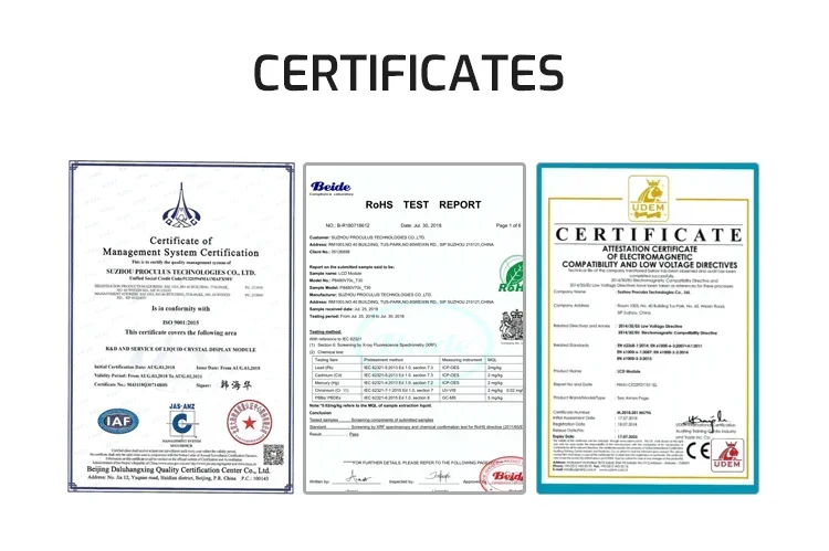 Proculus 7.0 inch PX30 Android touch Fast Delivery hmi touch screen Lcd controller board Module Display Screen