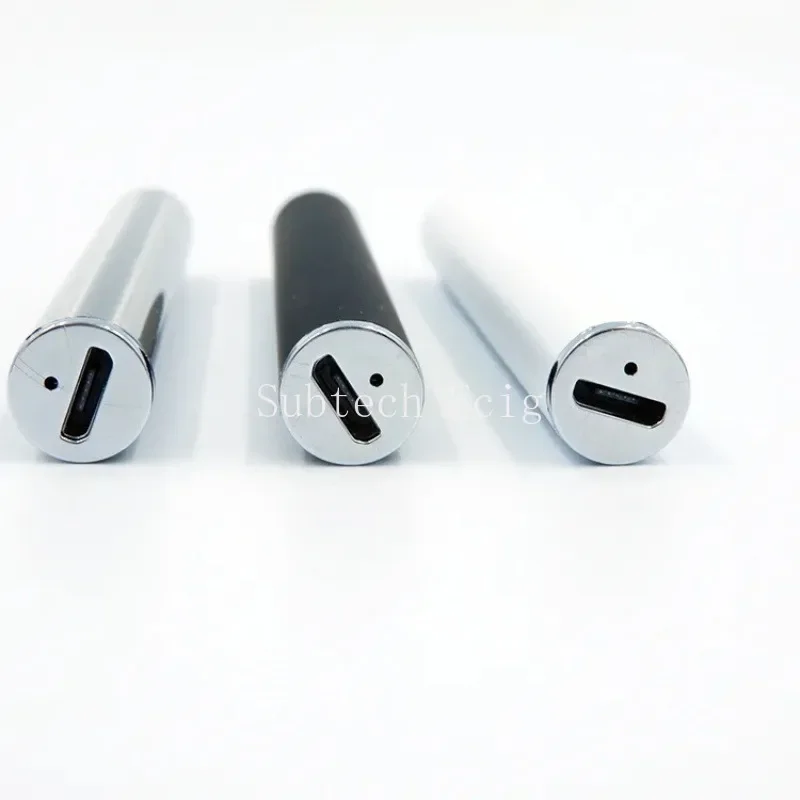 2 قطعة بطاريات Vape أوتوماتيكية 510 350 مللي أمبير في الساعة بدون زر شواحن USB قابلة لإعادة الشحن بطارية التسخين المسبق لخرطوشة الزيت السميك Ecig #3