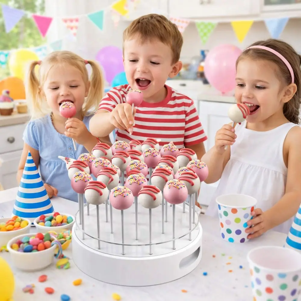 Candy Holder 22-Hole Cake Pop Stand Clear Acrylic Elegant Lollipop Stand Versatile Round Dessert Stand Fruit Bouquet