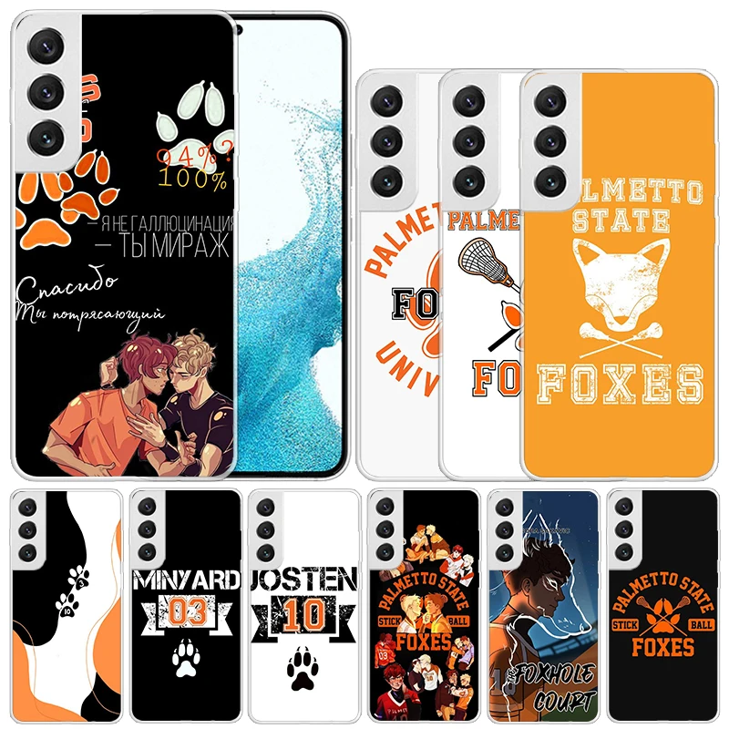 Andreil All For The Game Palmetto State Foxes Soft Cover for Samsung Galaxy S25 S24 S23 Ultra S22 S21 Plus S20 FE S10 + S25Edge 