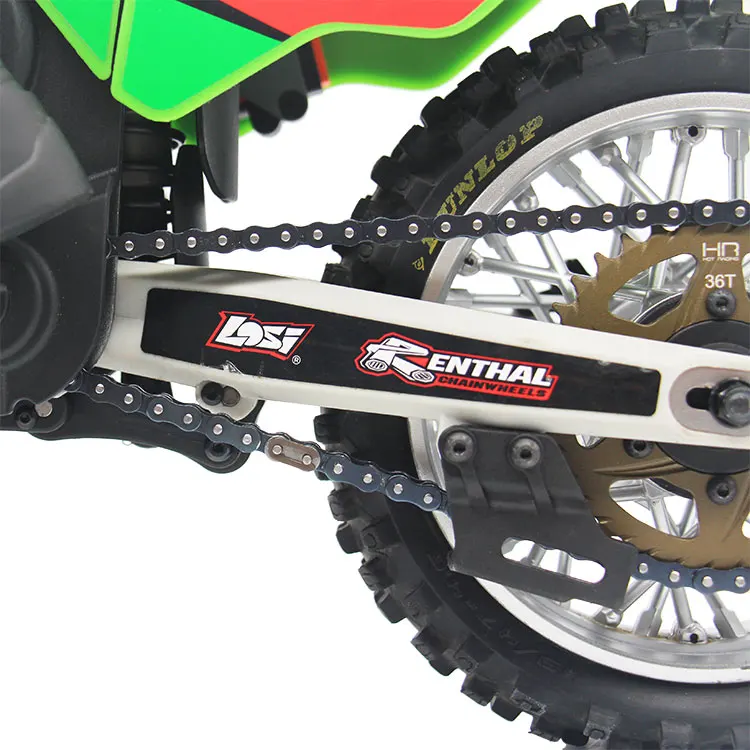 Hot Racing Gehard Stalen Ketting 70 Roller Met Kettingschakel Voor 1/4 Losi Promoto-Mx Motorfiets