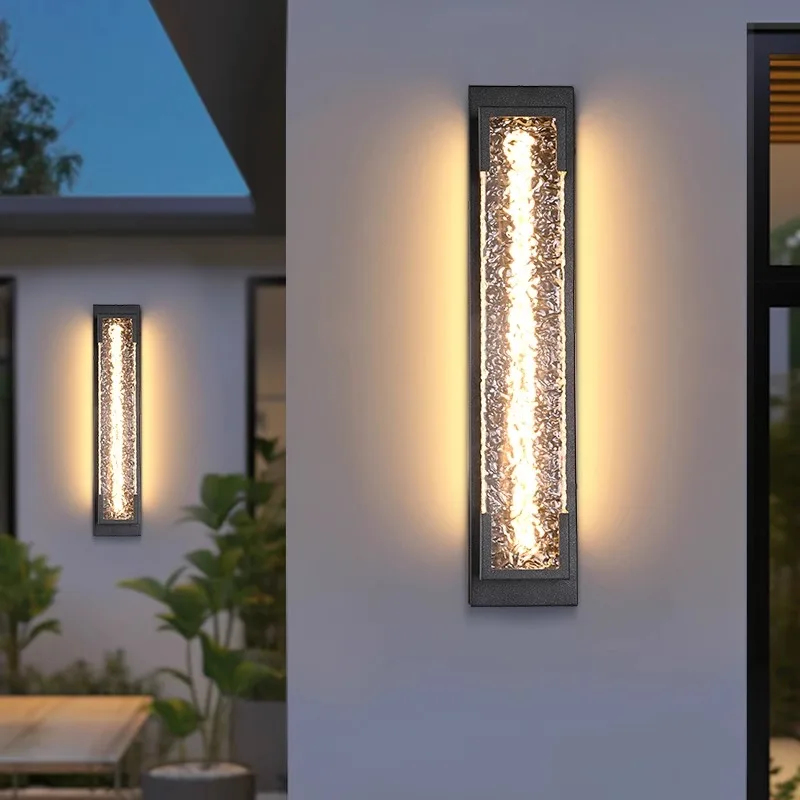 Outdoor wall light LED waterproof garage stainless steel garden terrace 110V 220V external wall porch balcony courtyard light