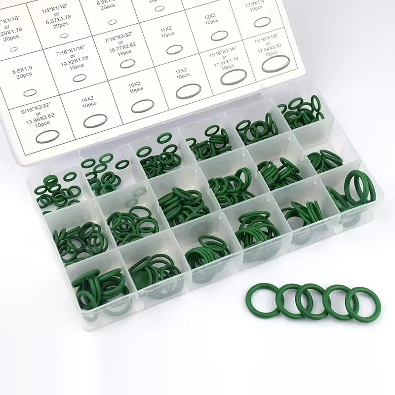 Hengtu Special Nitrile Rubber Seals A/C Repair | Multi-size Universal Leak-proof O-rings Air Conditioning Pipeline Sealing
