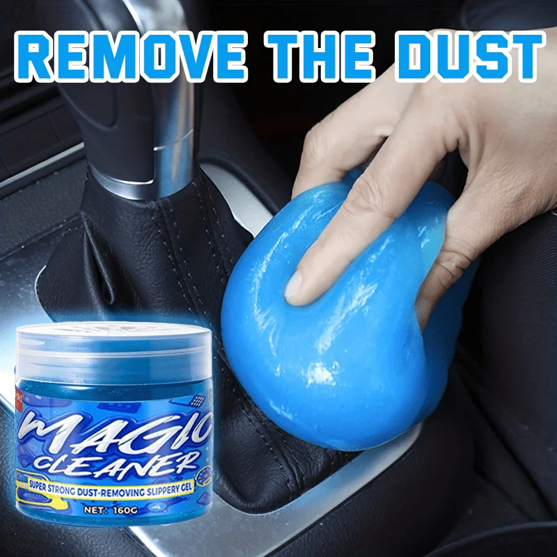 Multi-Purpose Car Interior Cleaning Gel, Dust Remover, Reusable & Washable, for Vents, Keyboard, Sensitive Surface, Gift for Men