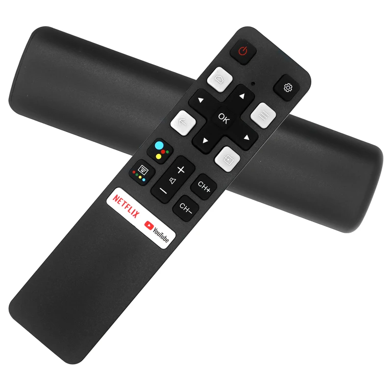 Пульт дистанционного управления rc802v fnr1 для tcl с netflix и youtube rc802v 49p30fs 65p8s 55c715 49s6800 43s434 43p8 (f604a) 43p717 (v83)