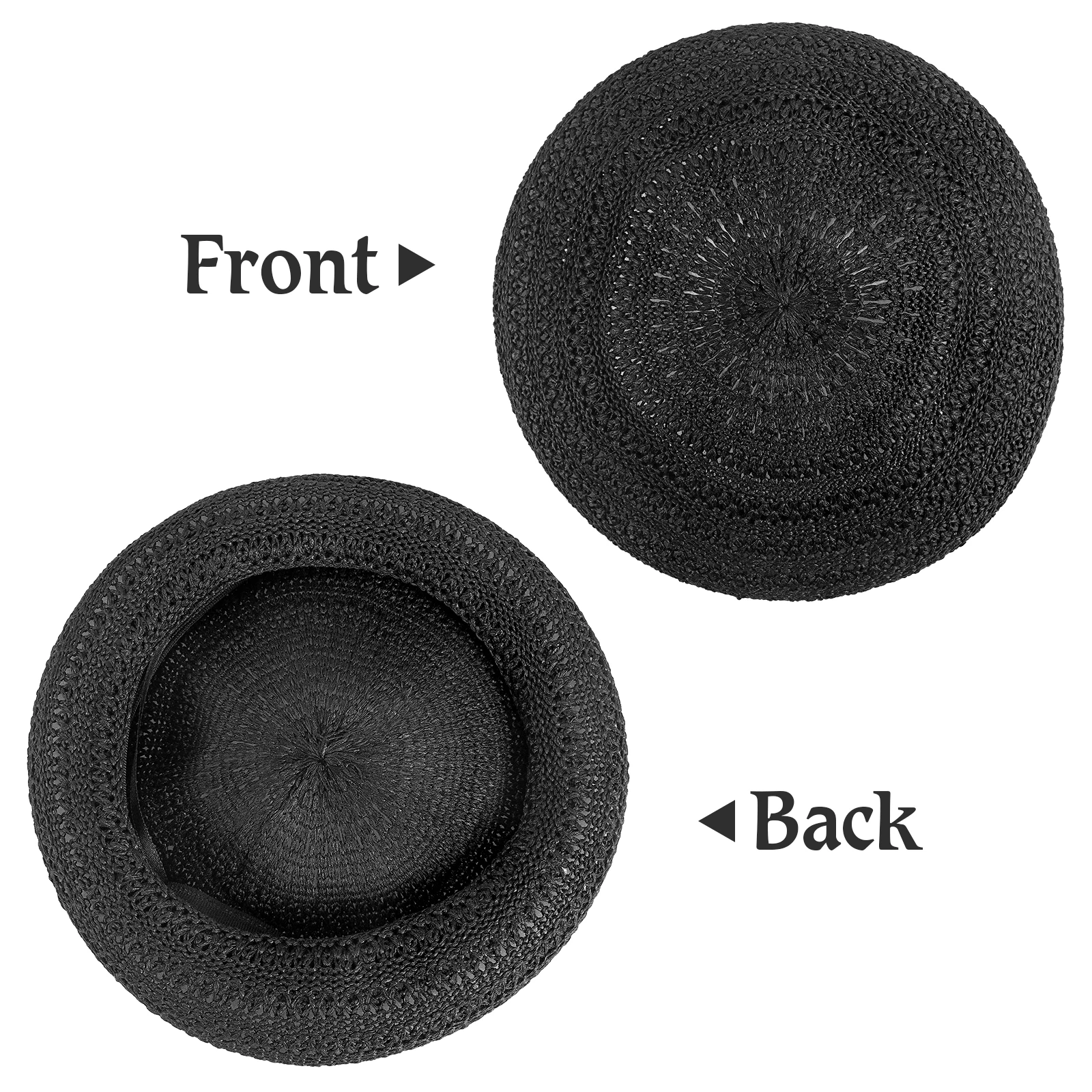 

Retro Straw Beret Hat Woven Beret Women Summer Hats Comfortable Cotton Linen Material Spring Summer Gifts